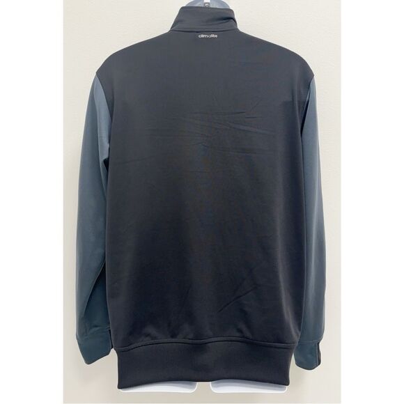 Adidas 3-Stripe Track Jacket Black Gray Full Zip | Men’s Medium - Picture 8 of 9